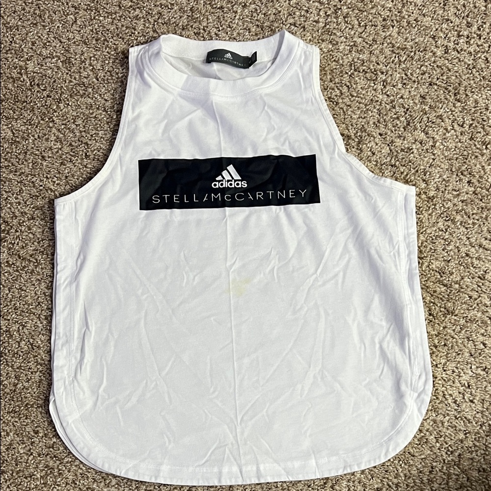 Adidas Stella McCartney White Sleeveless Top